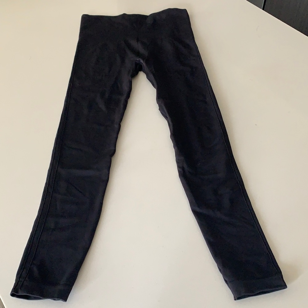SPANX black leggings, medium